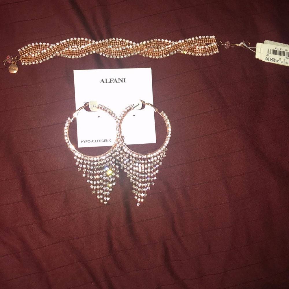 Brand new Rose Gold Jewelry Set